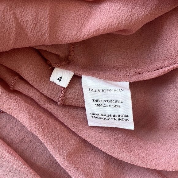 Ulla Johnson Pink Textured Blouse - Picture 5 of 5
